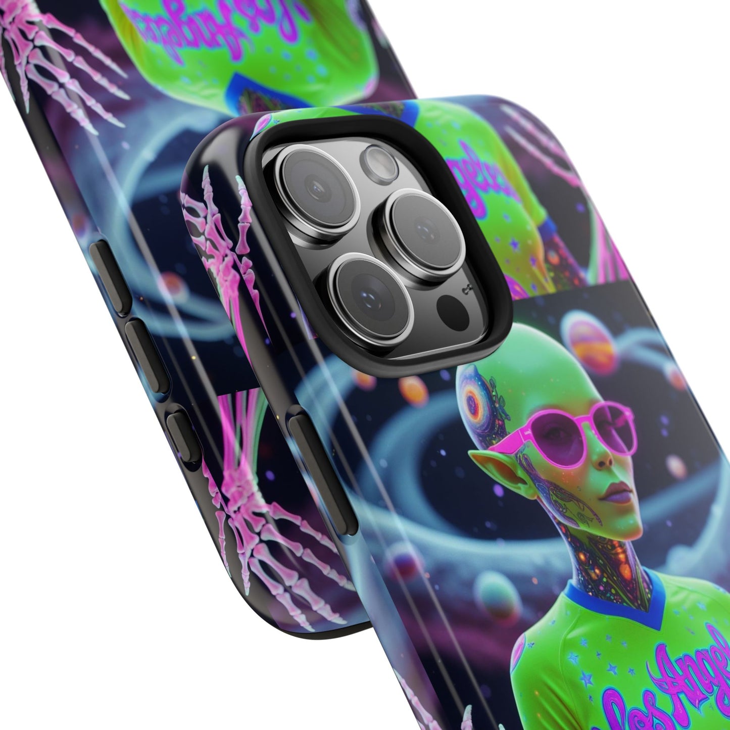 Los Angelez Made x Neon Alien Tough Phone Case