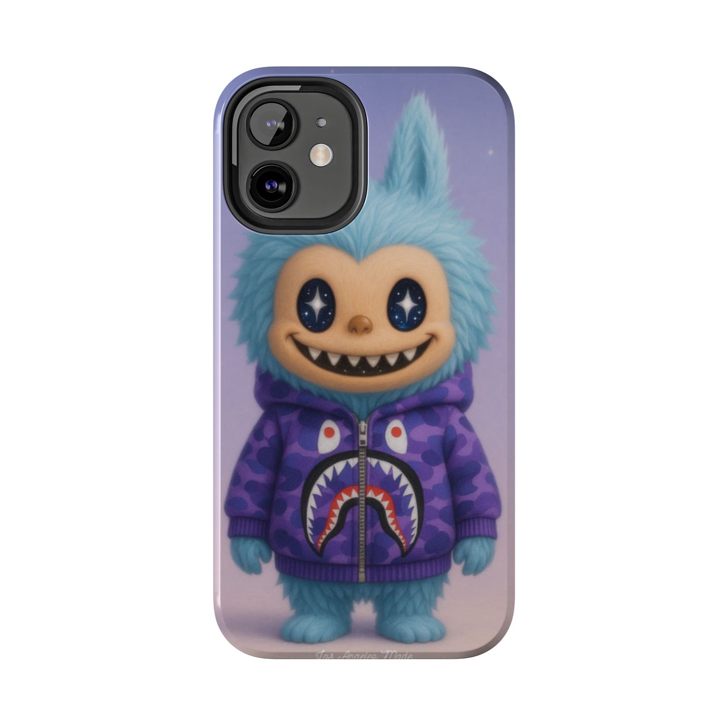 Los Angelez Made x Labubu BAPE Hoodie Tough Phone Case