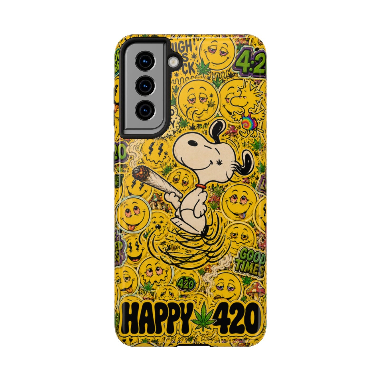 Los Angelez Made x 420 Happy Snoopy Tough Phone Case