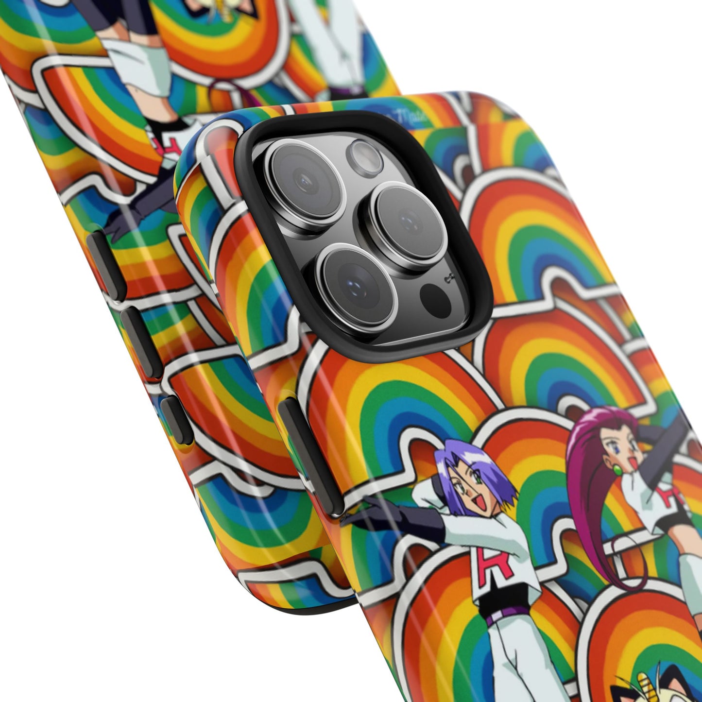 Los Angelez Made x Team Rocket Rainbow Emoji Tough Phone Case