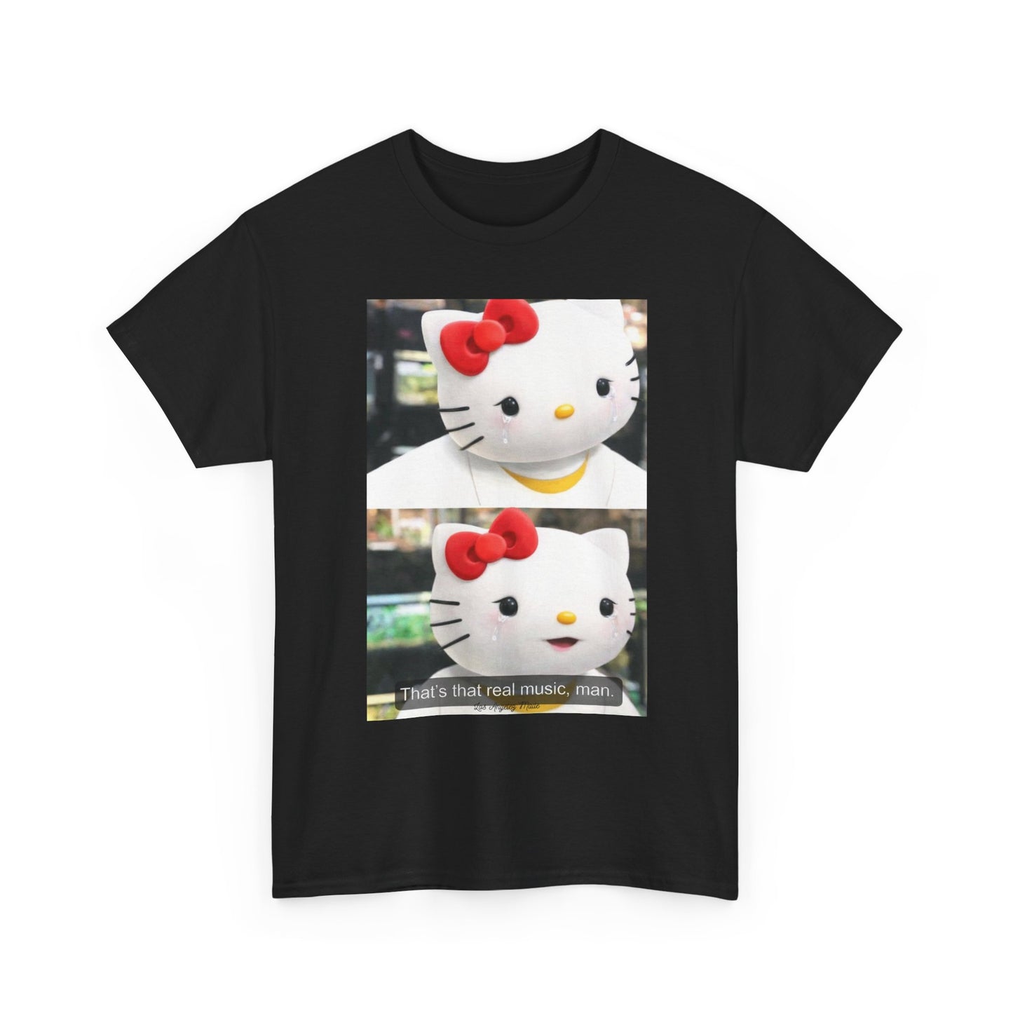 Los Angelez Made x Hello Kitty x Lil B Meme Unisex Heavy Cotton T-Shirt