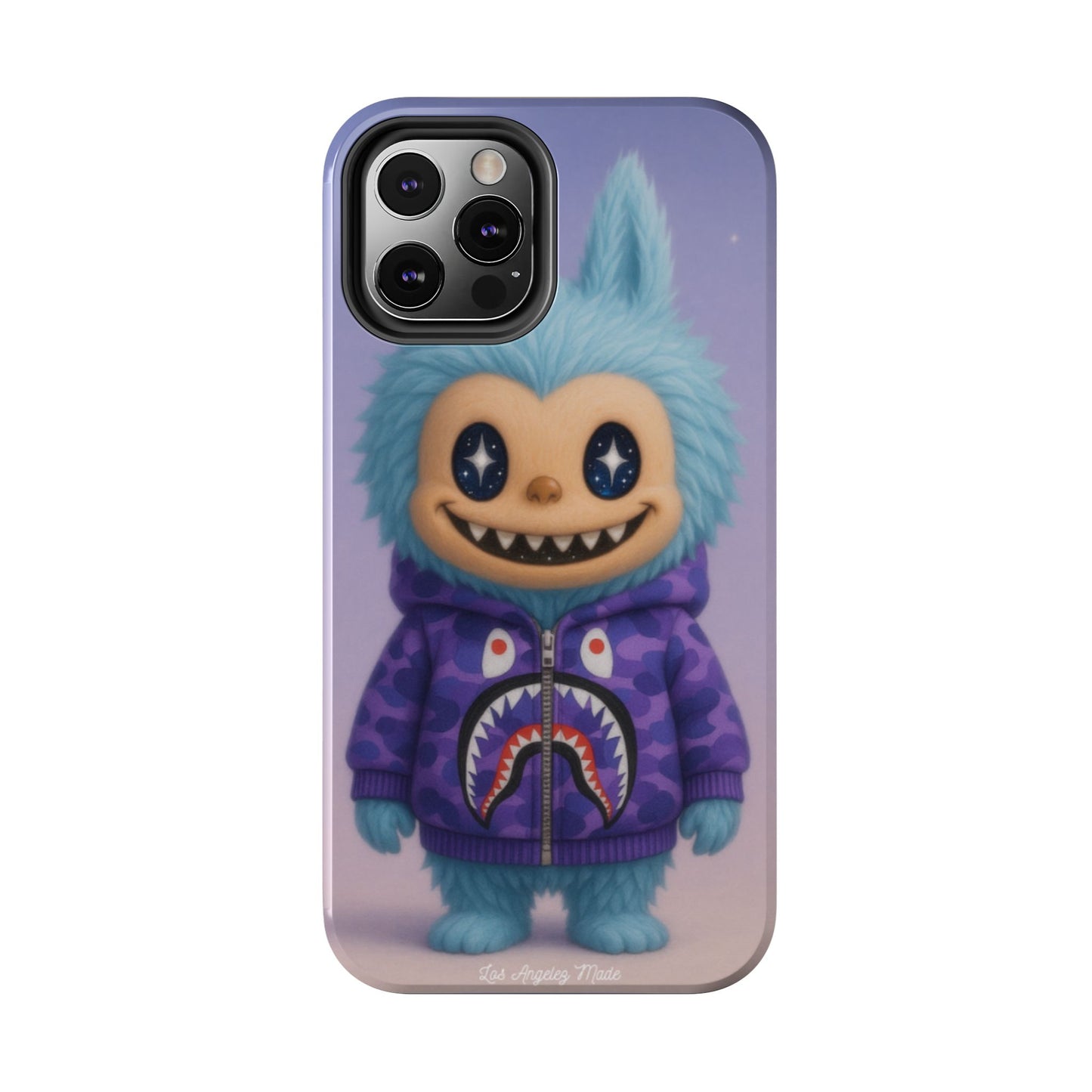 Los Angelez Made x Labubu BAPE Hoodie Tough Phone Case