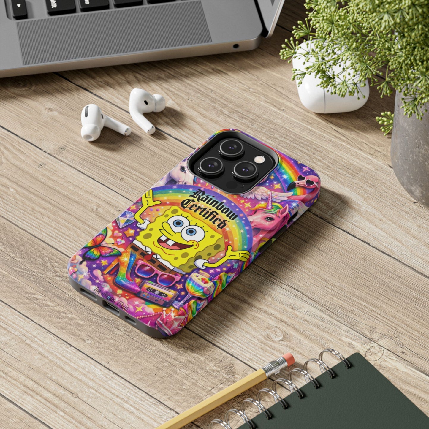 Los Angelez Made x Gay SpongeBob ''Rainbow Certified'' Tough Phone Case