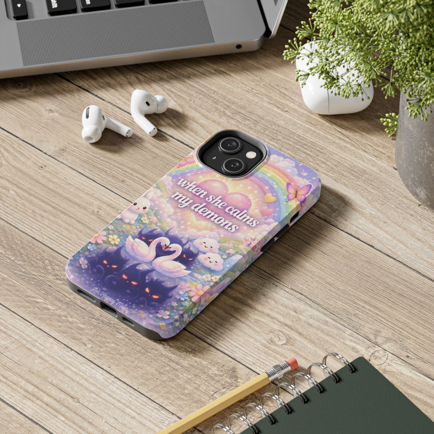 Los Angelez Made x ''When She Calms My Demons'' Tough Phone Case