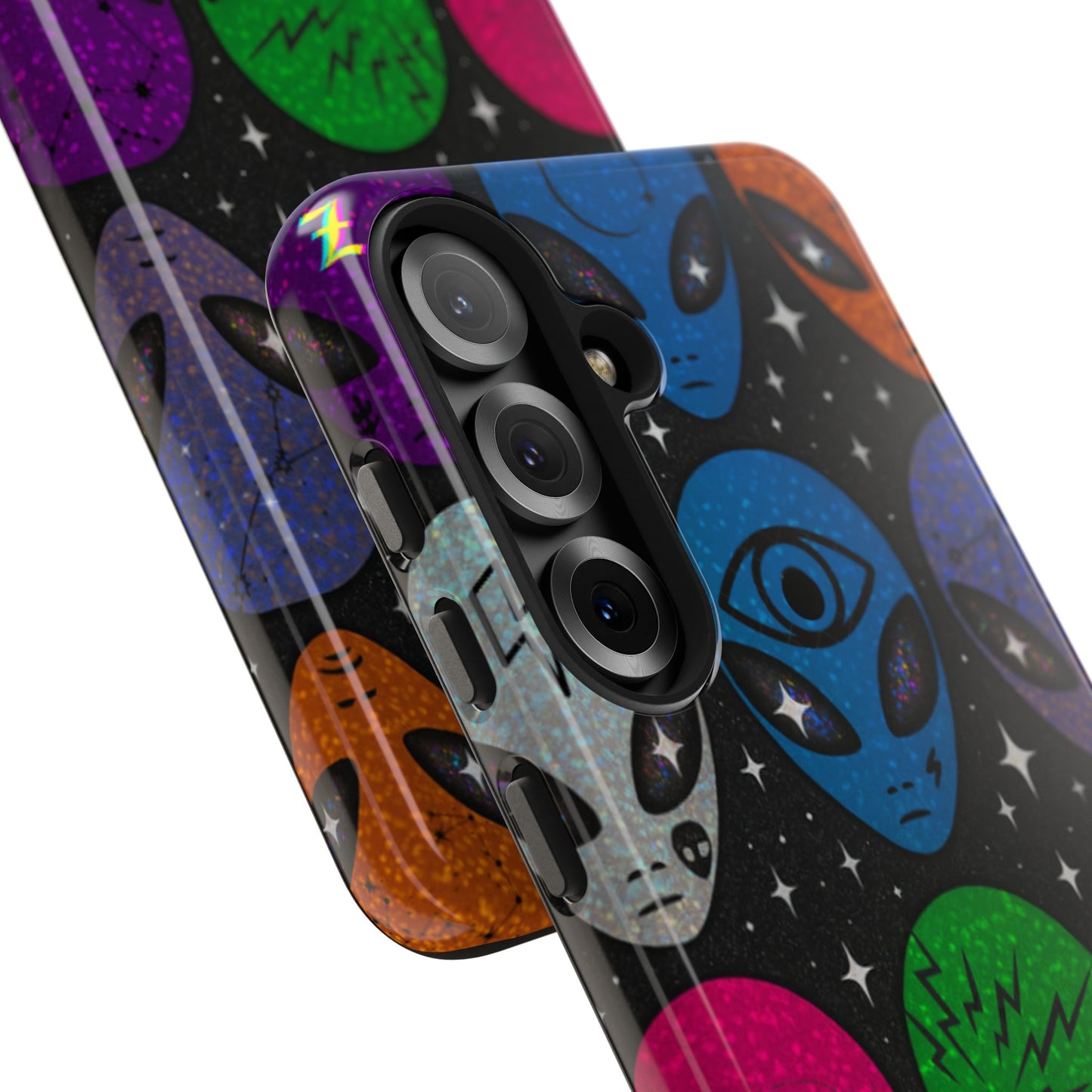 Los Angelez Made x Y2K Alien Sticker Sheet Tough Phone Case