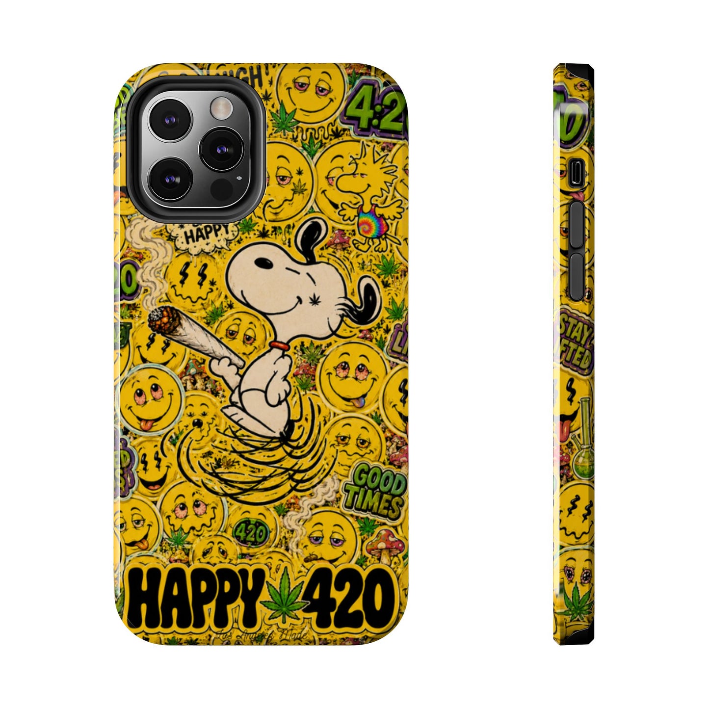 Los Angelez Made x 420 Happy Snoopy Tough Phone Case