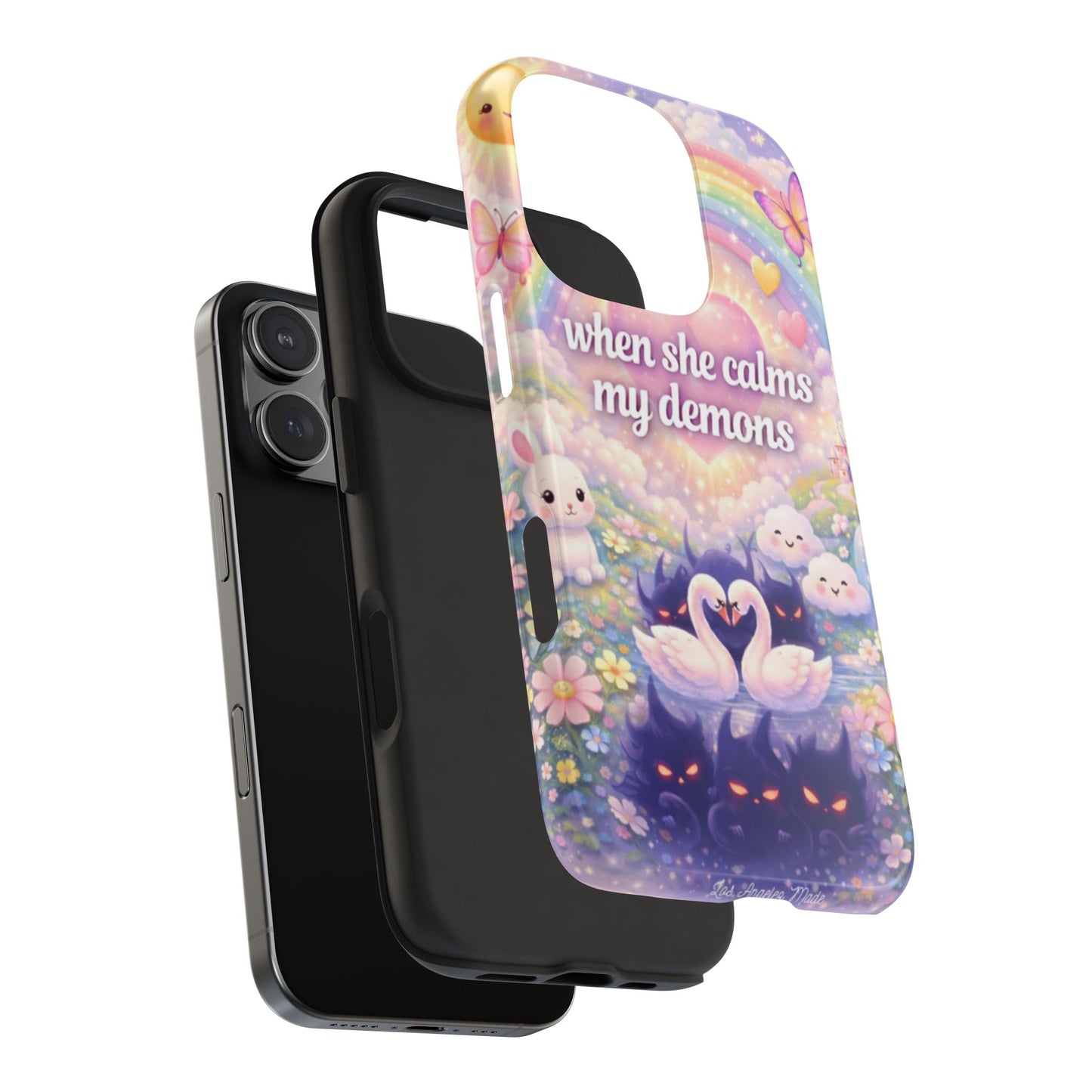 Los Angelez Made x ''When She Calms My Demons'' Tough Phone Case