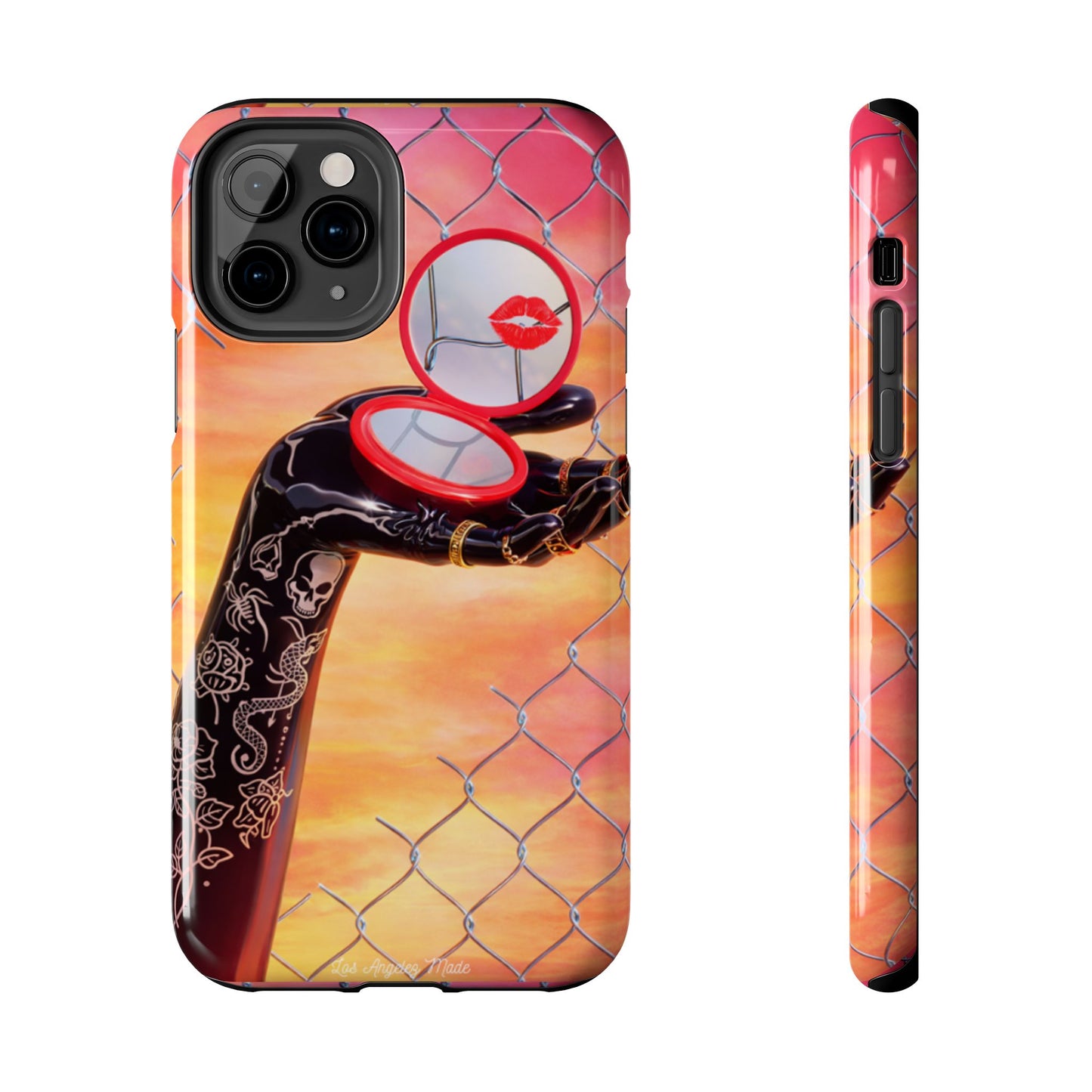Los Angelez Made x Compact Kiss Tough Phone Case