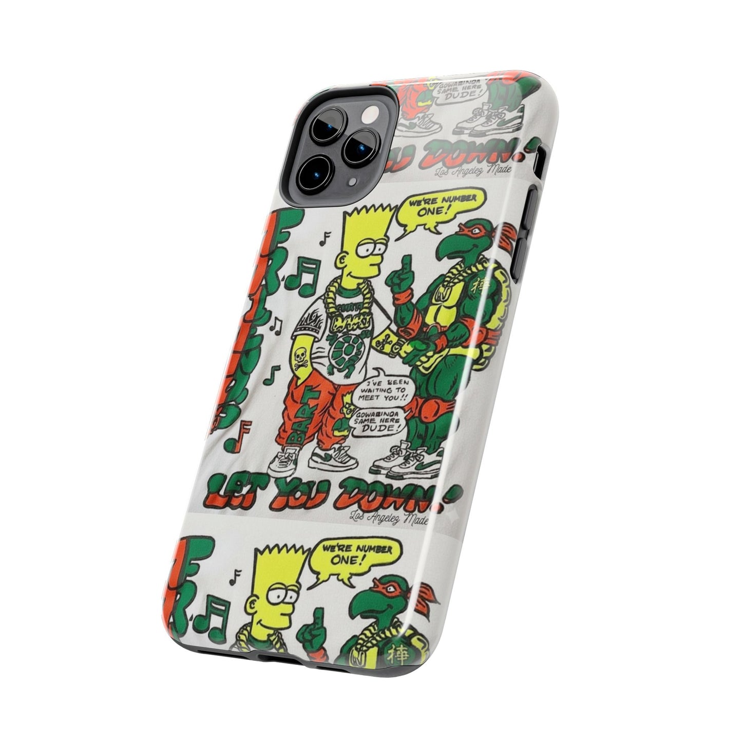 Los Angelez Made x Bart & TMNT Tough Phone Case