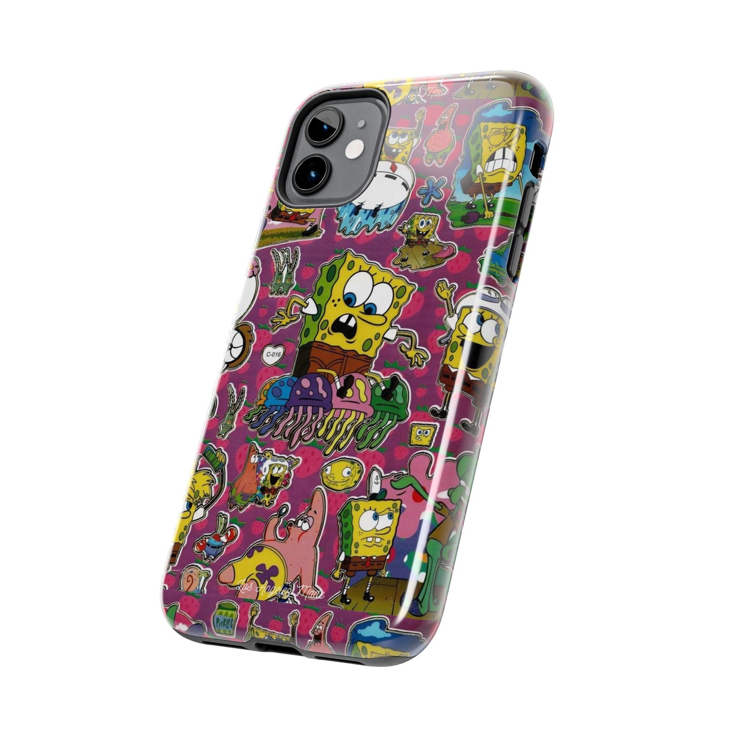 Los Angelez Made x SpongeBob Sticker Sheet Tough Phone Case