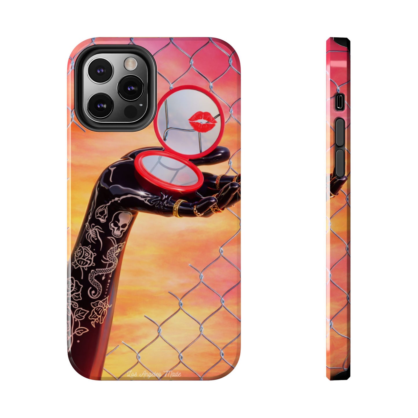 Los Angelez Made x Compact Kiss Tough Phone Case