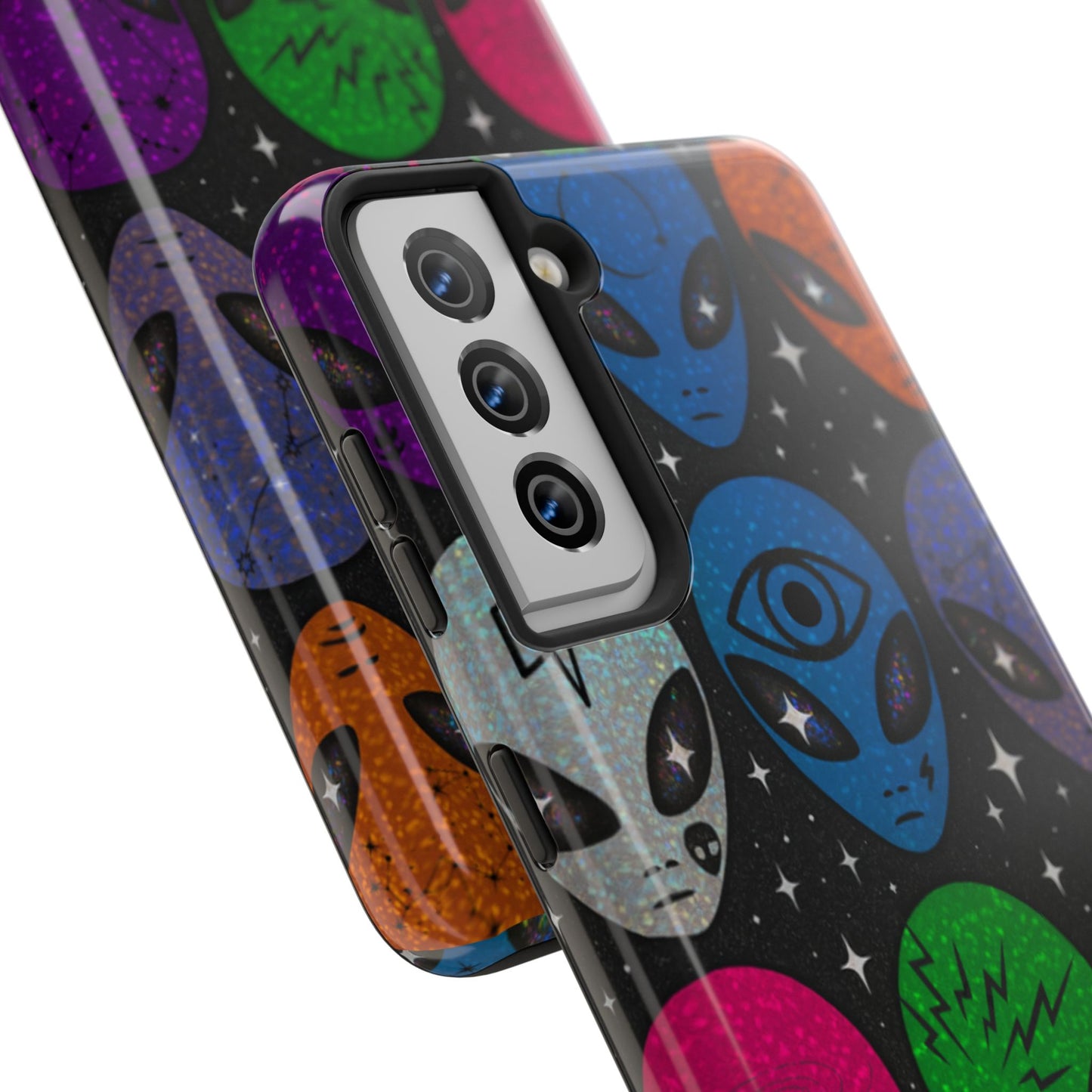 Los Angelez Made x Y2K Alien Sticker Sheet Tough Phone Case