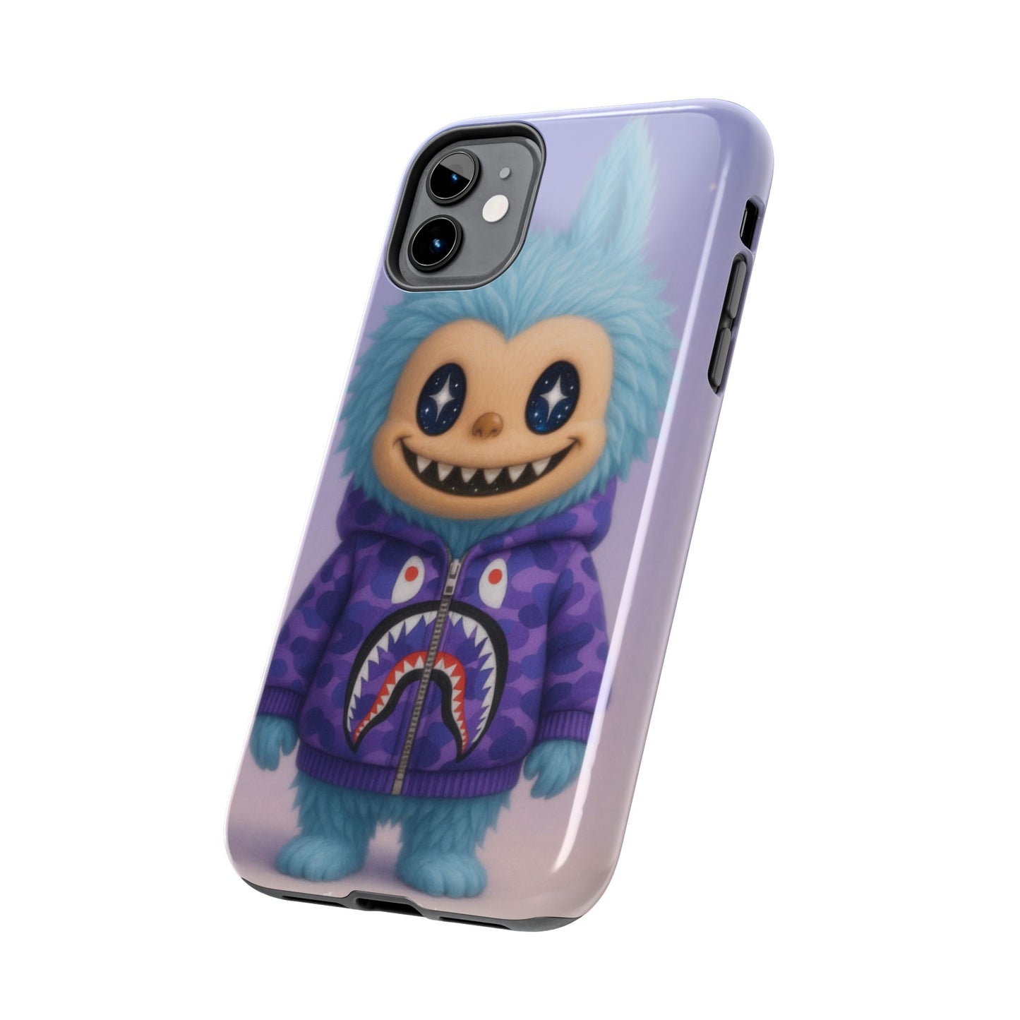 Los Angelez Made x Labubu BAPE Hoodie Tough Phone Case