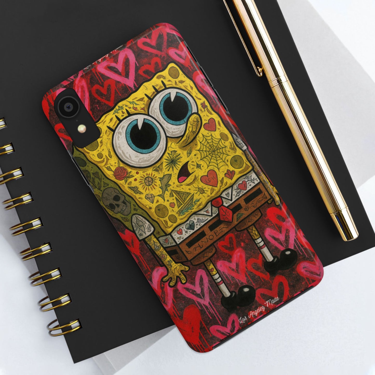 Los Angelez Made x Tatted Spongebob Tough Phone Case