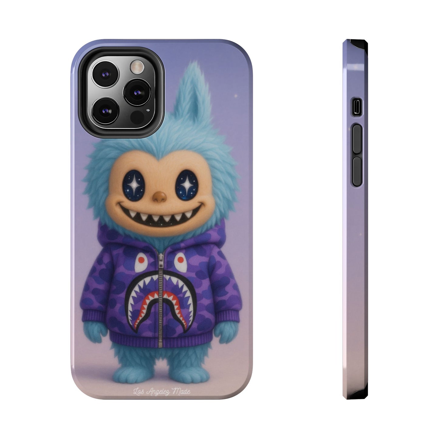 Los Angelez Made x Labubu BAPE Hoodie Tough Phone Case