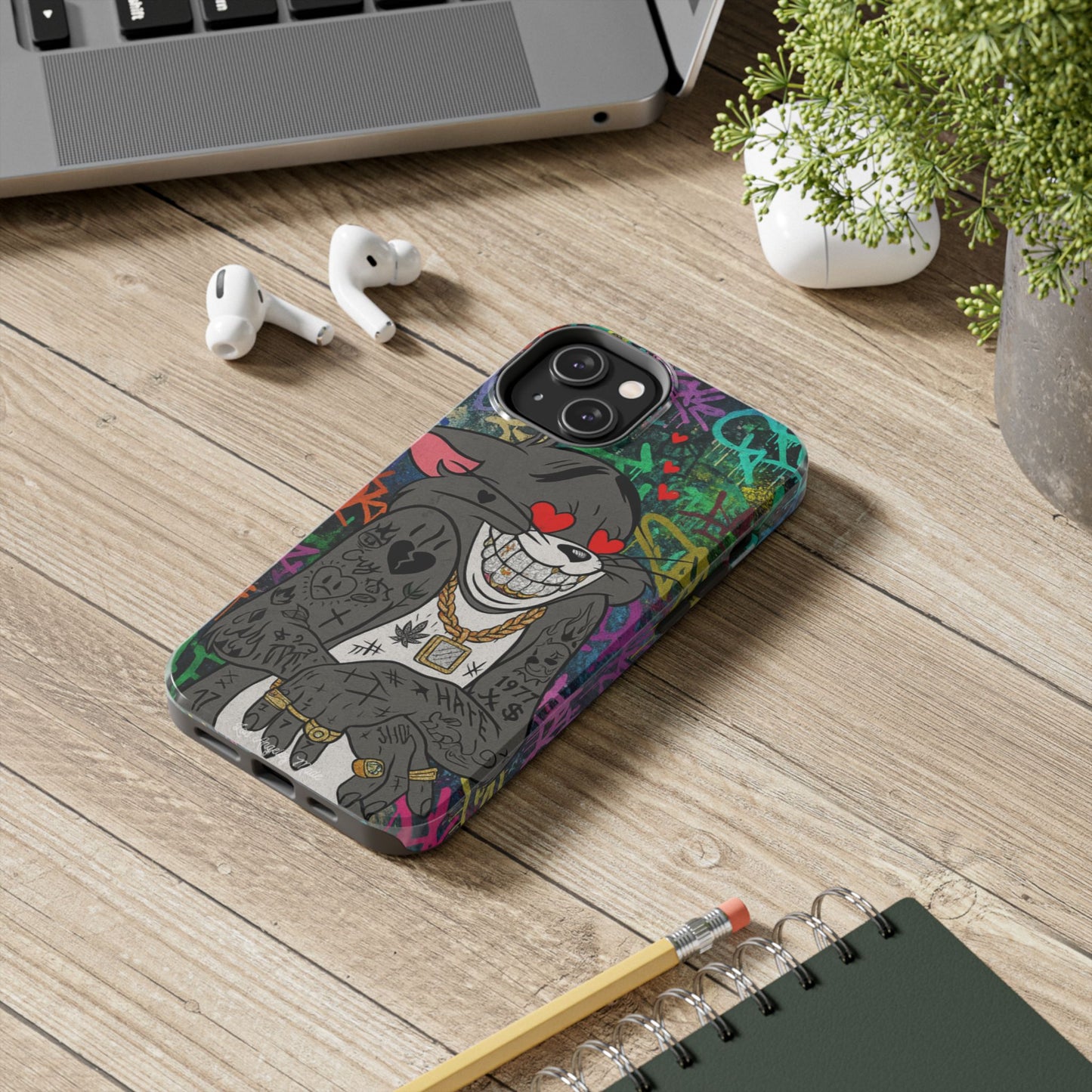 Los Angelez Made x Tom In Love Tough Phone Case