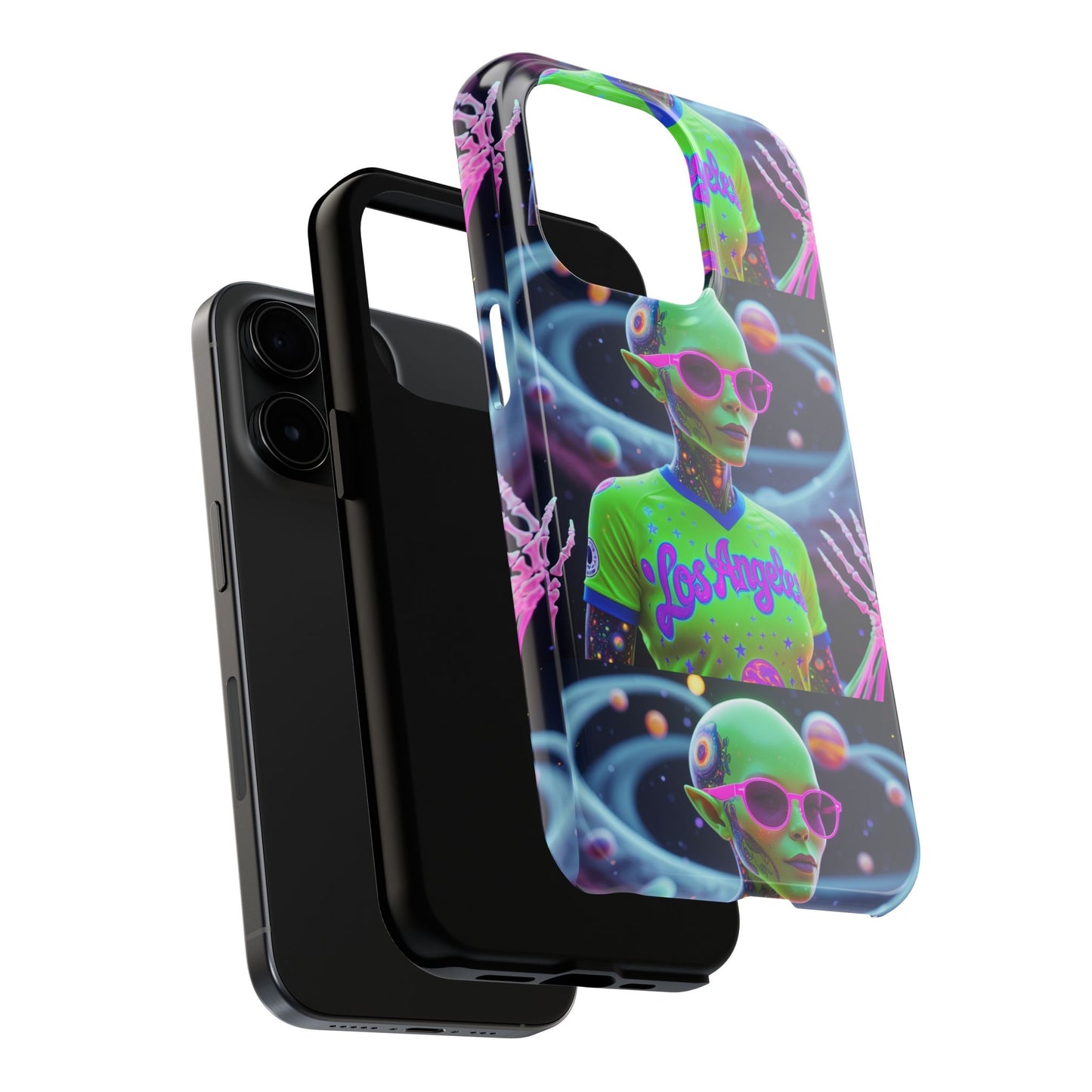 Los Angelez Made x Neon Alien Tough Phone Case