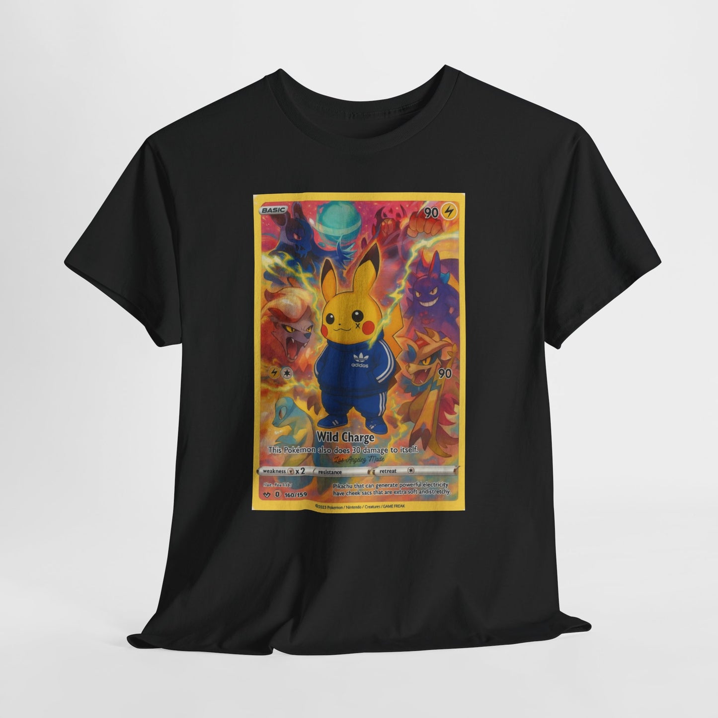 Los Angelez Made x Pika Card Unisex Heavy Cotton T-Shirt