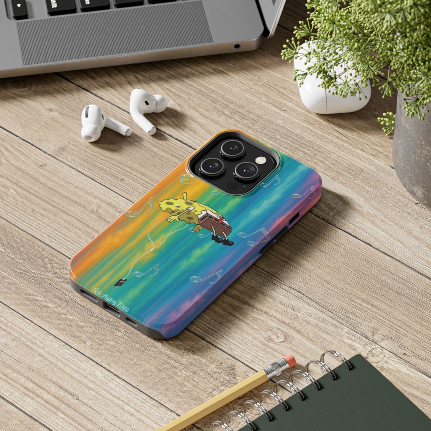 Los Angelez Made x Spongebob Music Is Life Tough Phone Case
