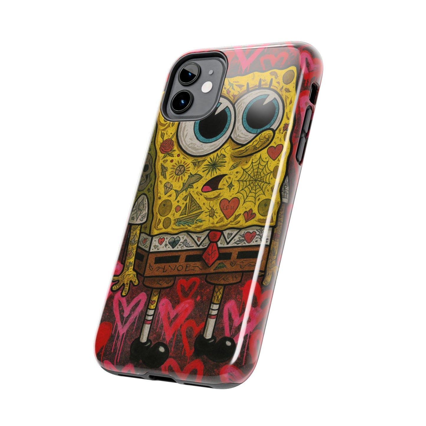 Los Angelez Made x Tatted Spongebob Tough Phone Case