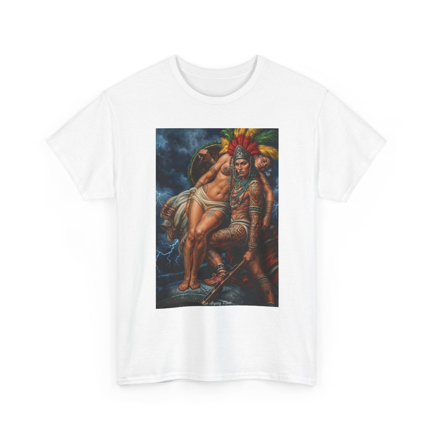 Los Angelez Made x Aztec Lesbian Pride Unisex Heavy Cotton T-Shirt