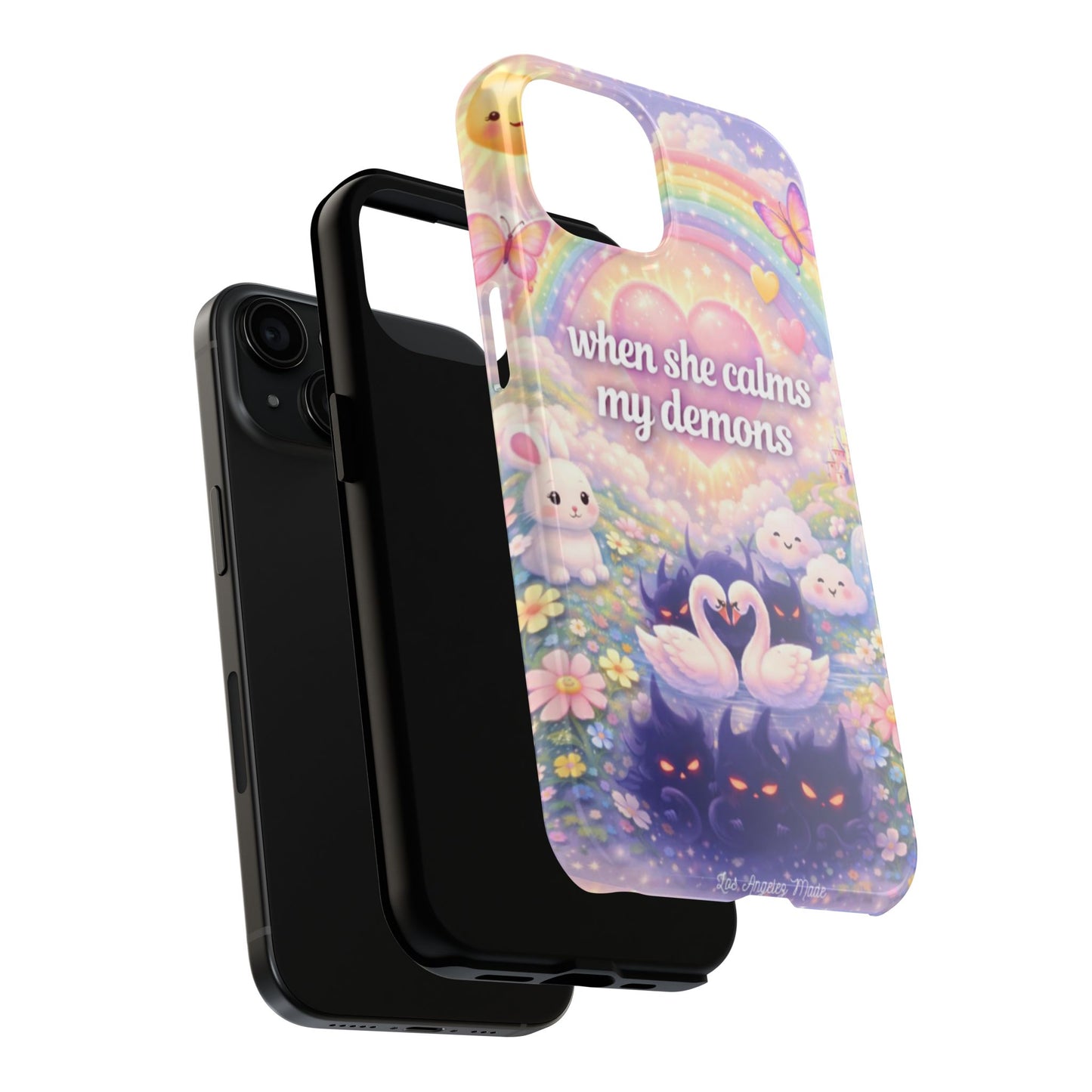 Los Angelez Made x ''When She Calms My Demons'' Tough Phone Case