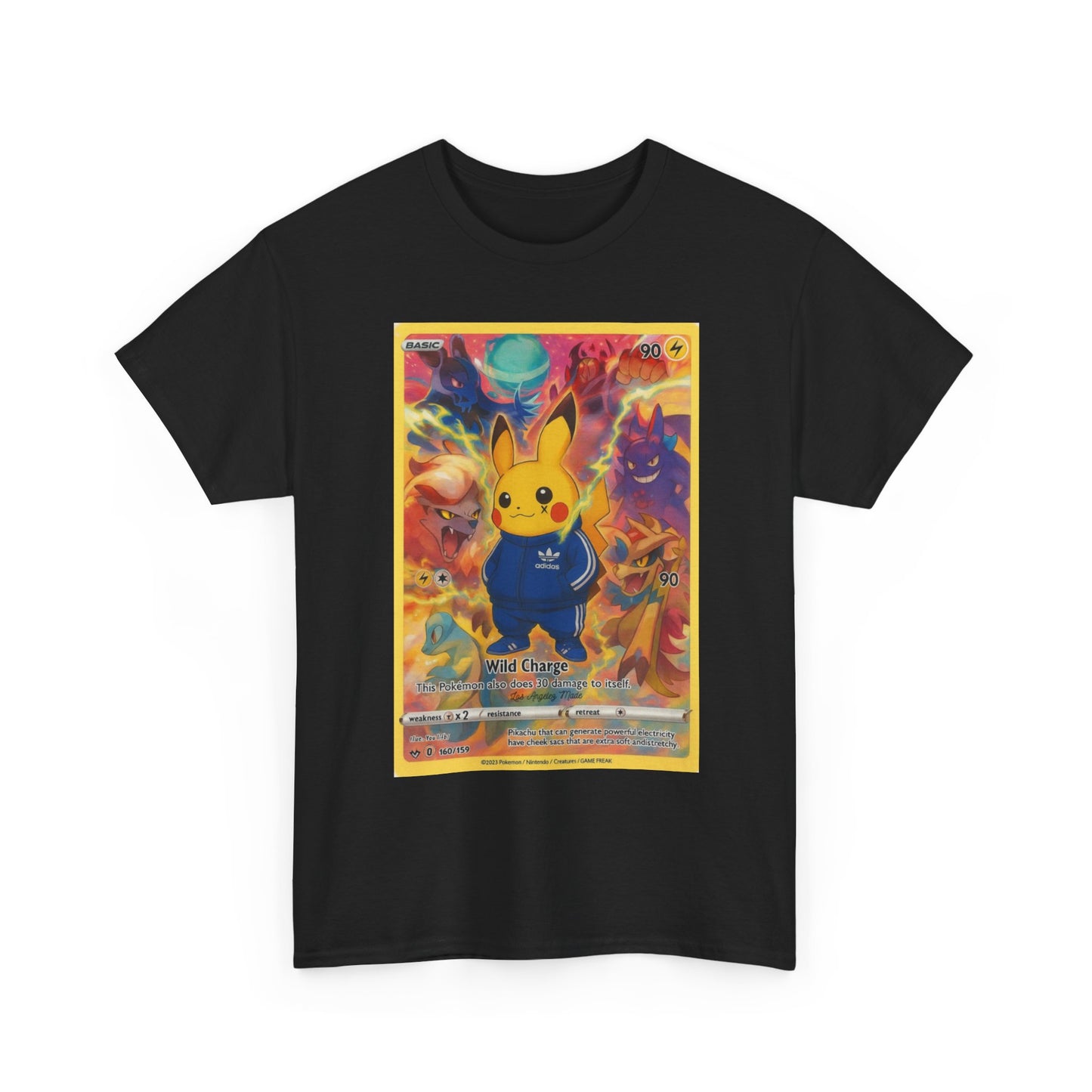 Los Angelez Made x Pika Card Unisex Heavy Cotton T-Shirt