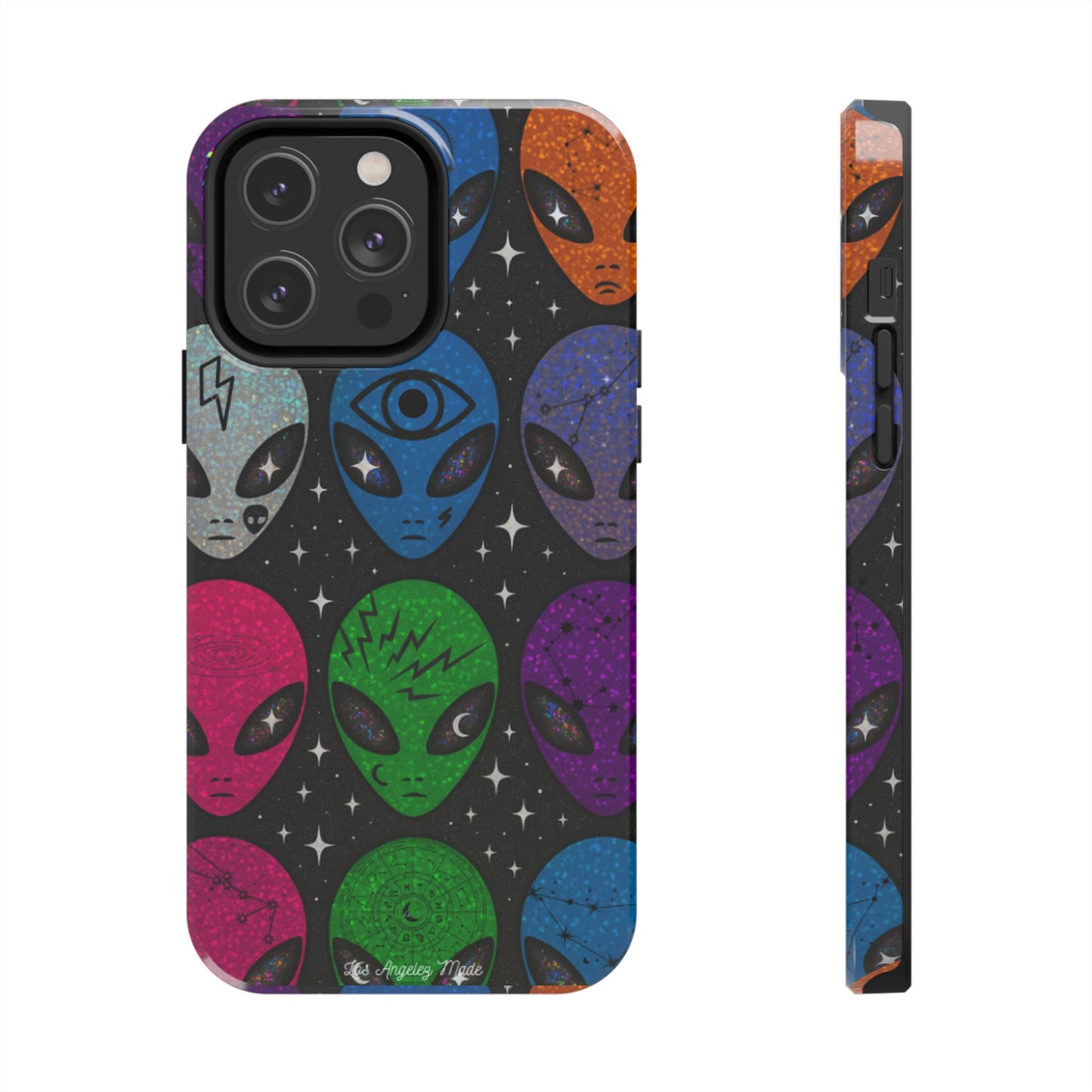 Los Angelez Made x Y2K Alien Sticker Sheet Tough Phone Case