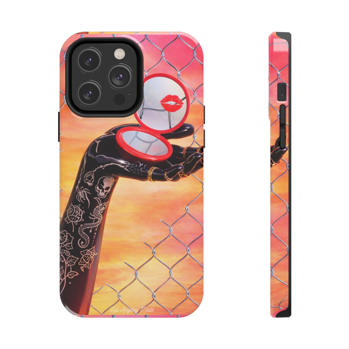 Los Angelez Made x Compact Kiss Tough Phone Case