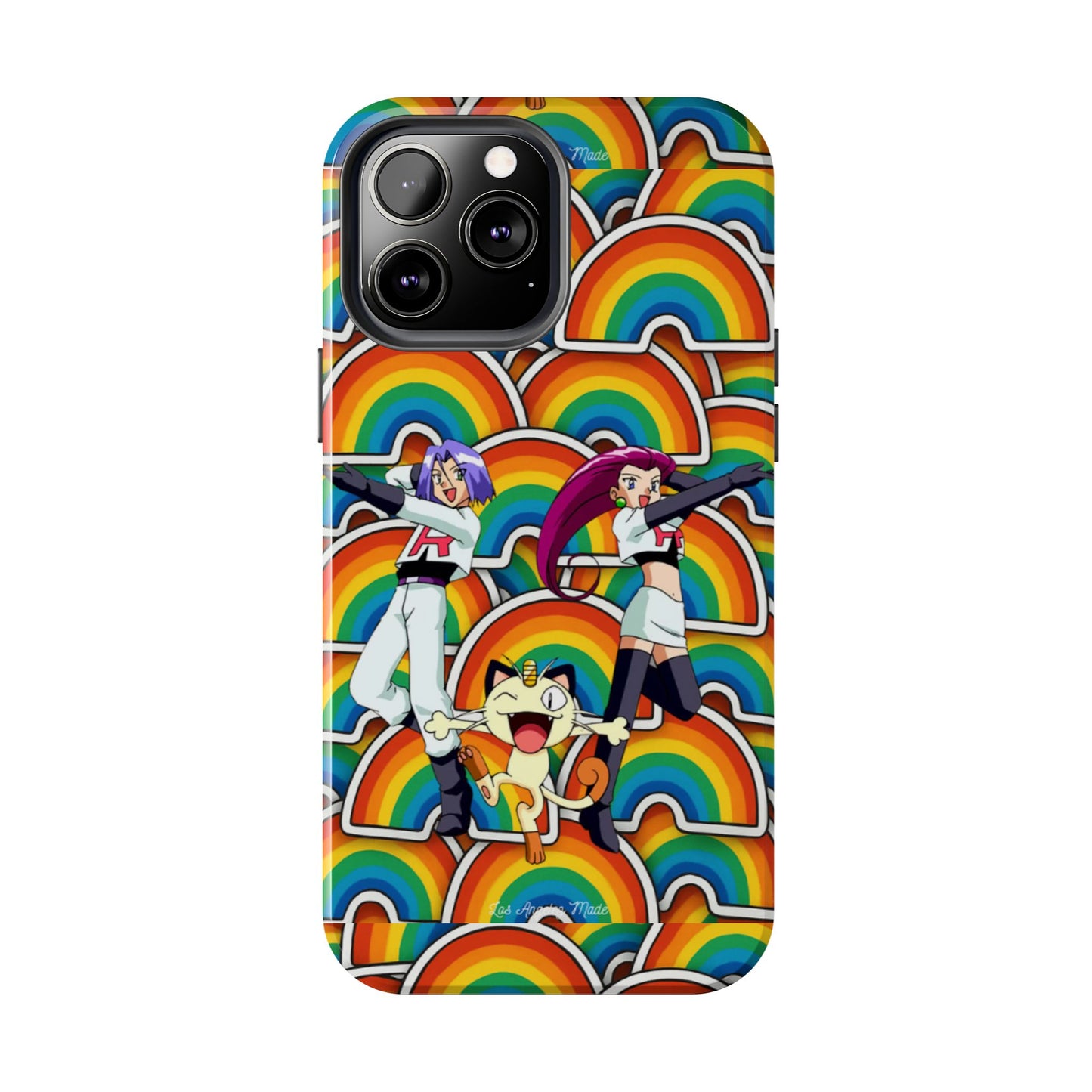 Los Angelez Made x Team Rocket Rainbow Emoji Tough Phone Case