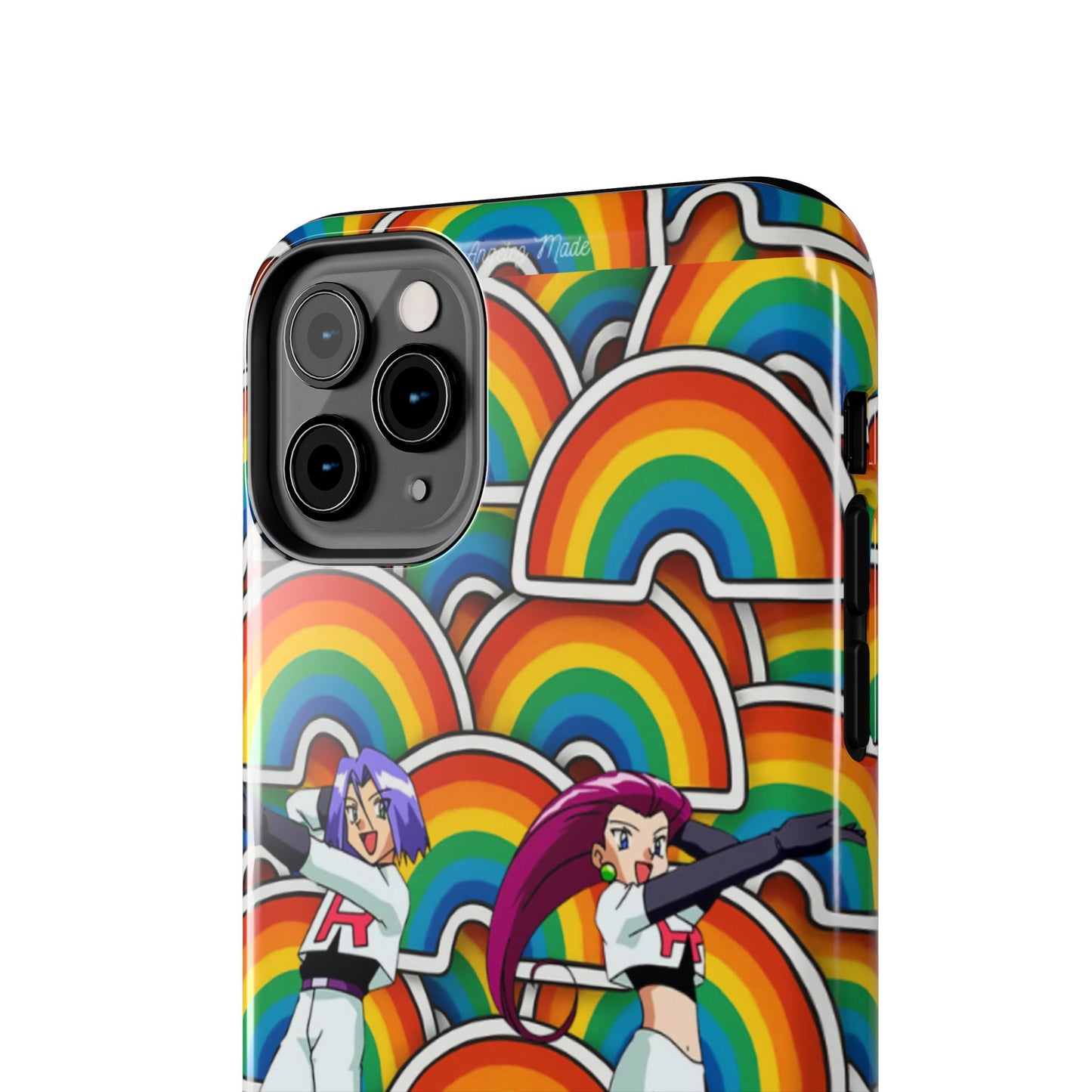 Los Angelez Made x Team Rocket Rainbow Emoji Tough Phone Case
