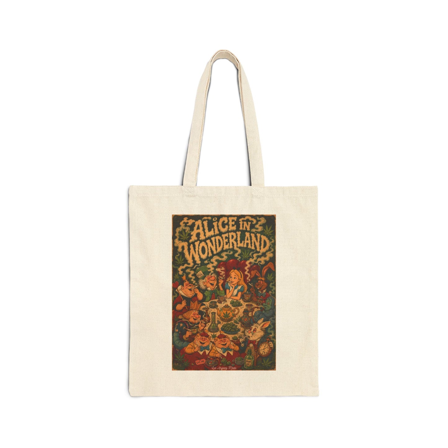 Los Angelez Made x Alice in Wonderland Canvas Tote Bag