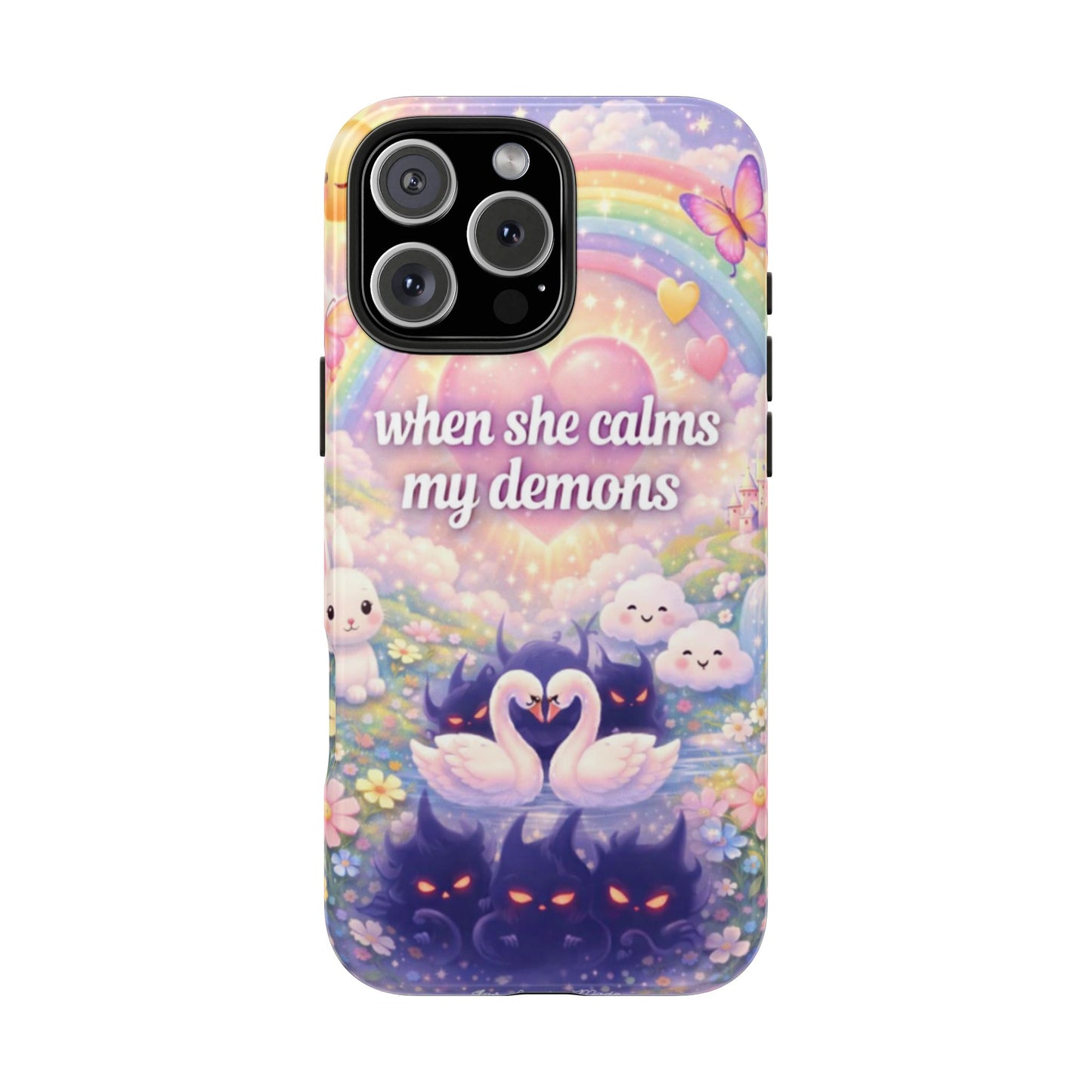 Los Angelez Made x ''When She Calms My Demons'' Tough Phone Case