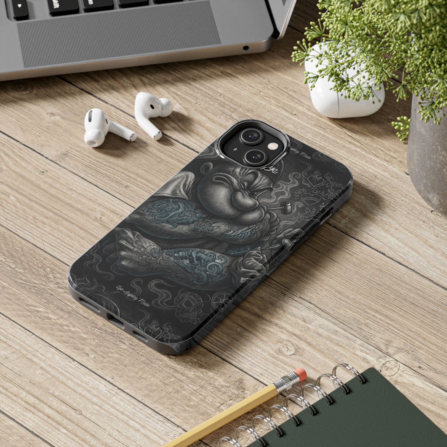 Los Angelez Made x Popeye Getting Tatted Tough Phone Case