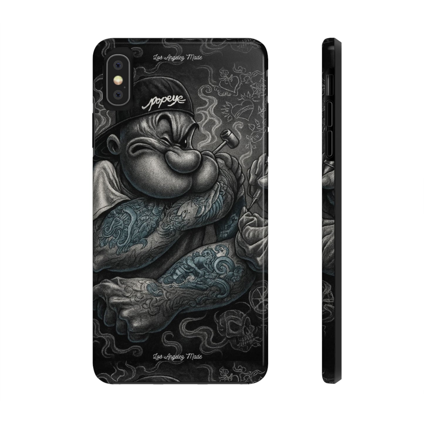 Los Angelez Made x Popeye Getting Tatted Tough Phone Case