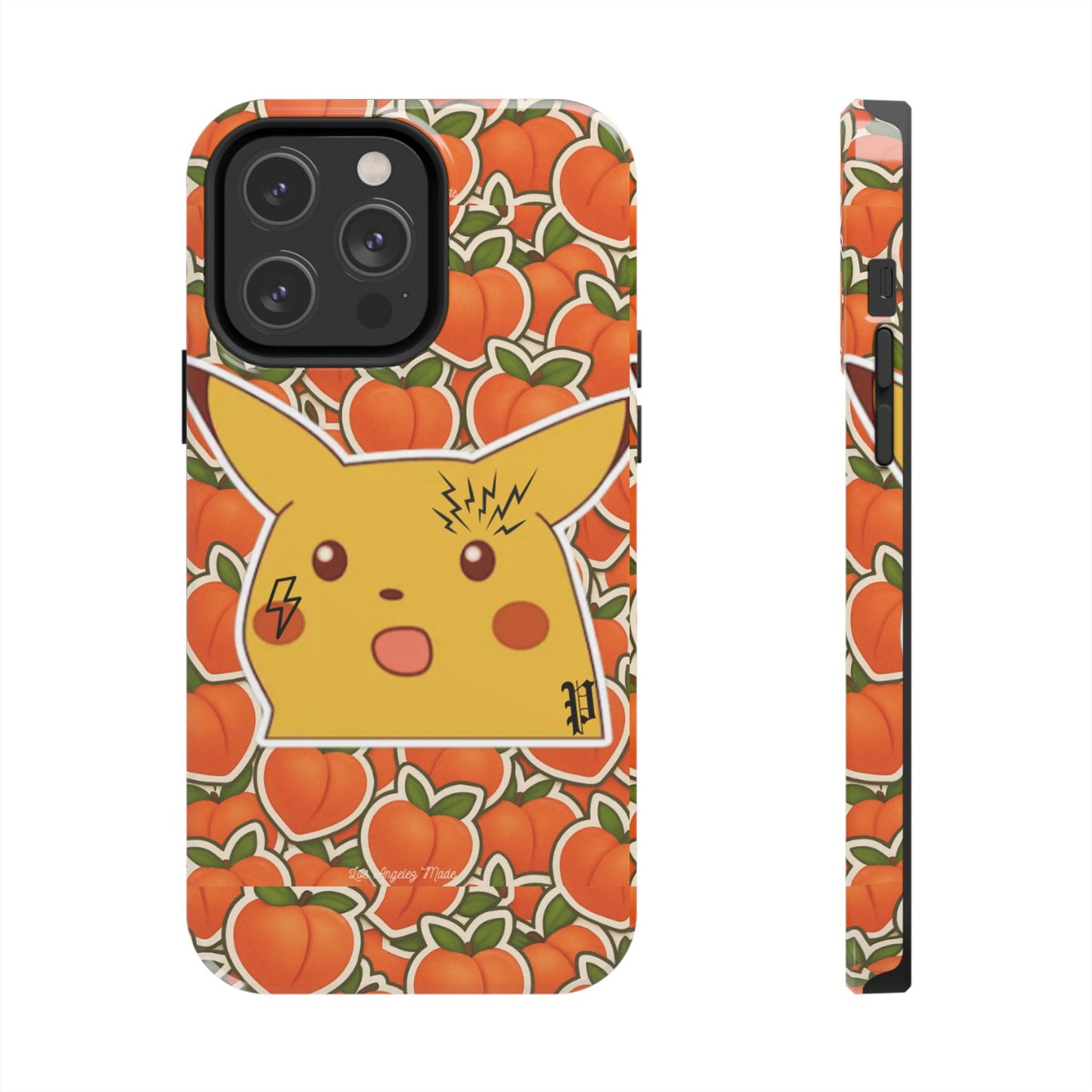 Los Angelez Made x Shocked Pika Peach Tough Phone Case
