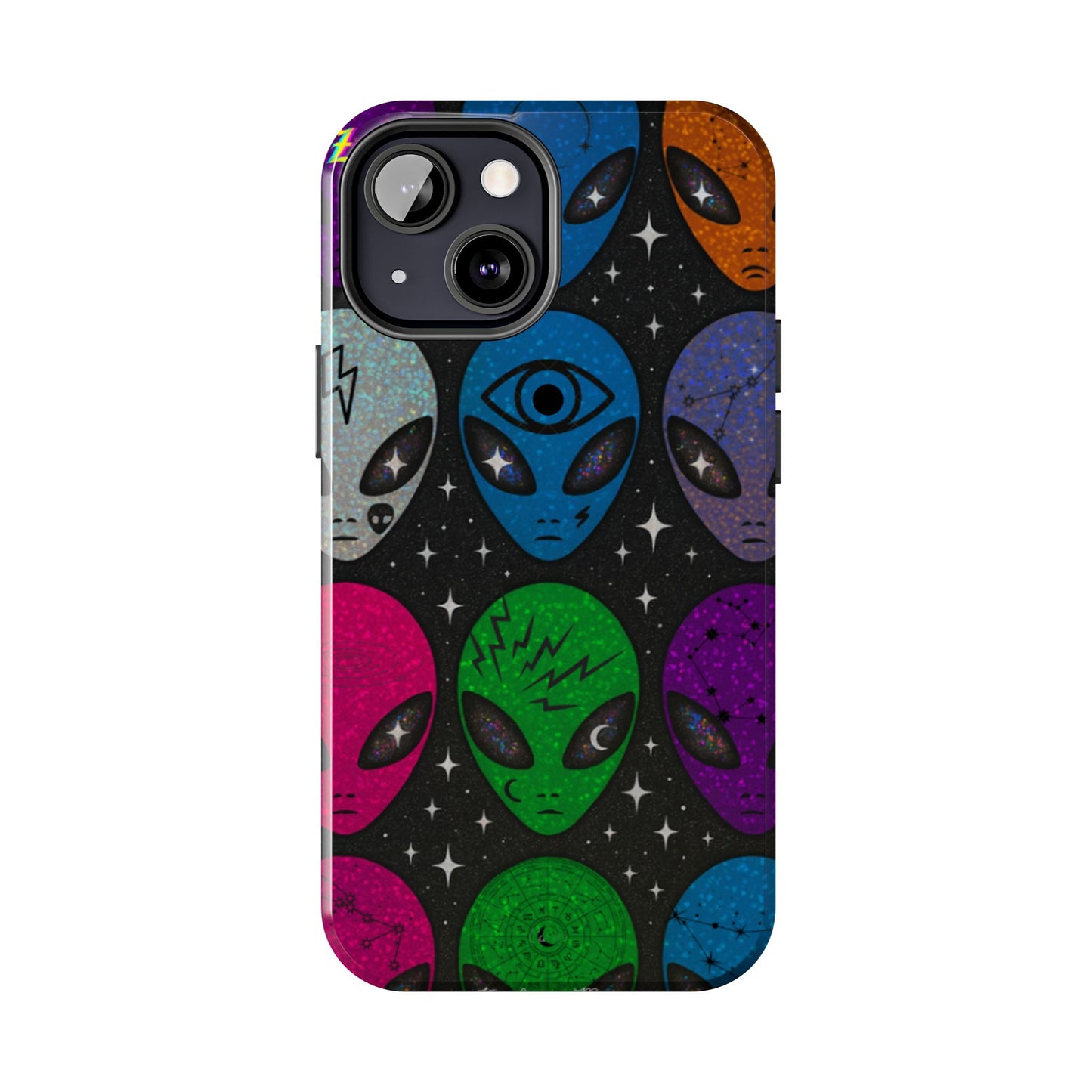 Los Angelez Made x Y2K Alien Sticker Sheet Tough Phone Case