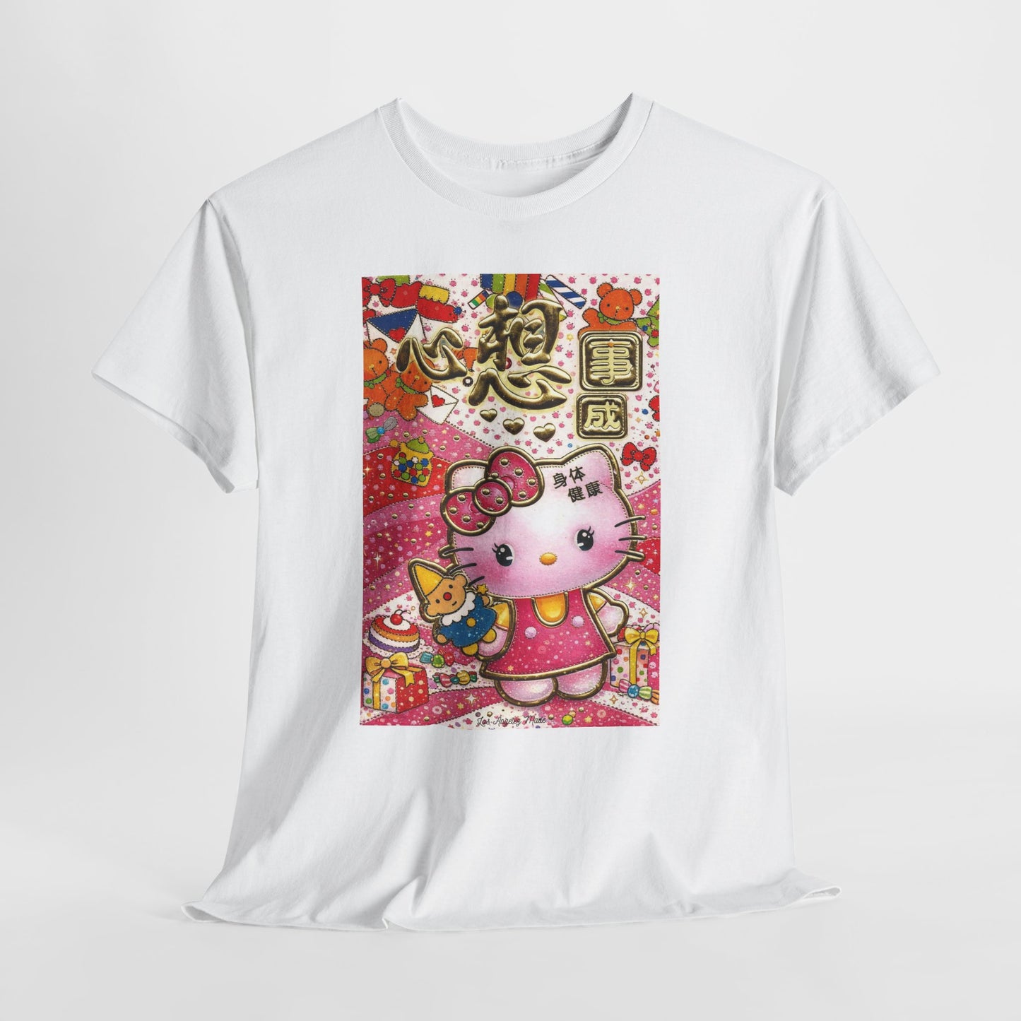 Los Angelez Made x Hello Kitty Lucky Charm Unisex Heavy Cotton T-Shirt