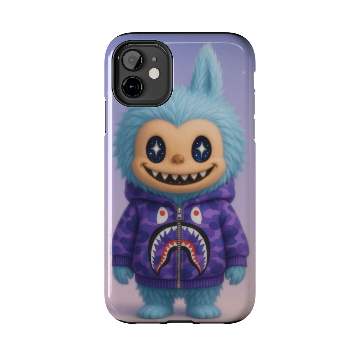 Los Angelez Made x Labubu BAPE Hoodie Tough Phone Case
