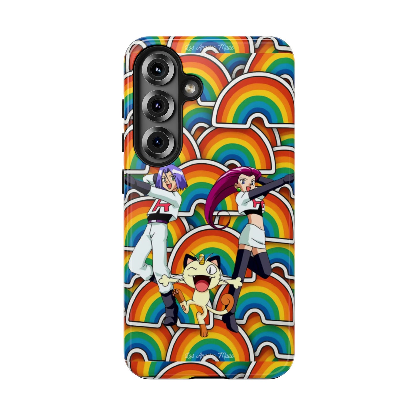 Los Angelez Made x Team Rocket Rainbow Emoji Tough Phone Case