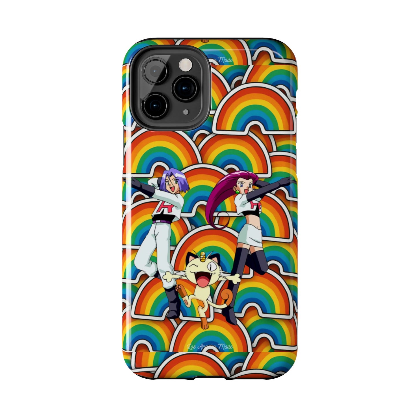 Los Angelez Made x Team Rocket Rainbow Emoji Tough Phone Case