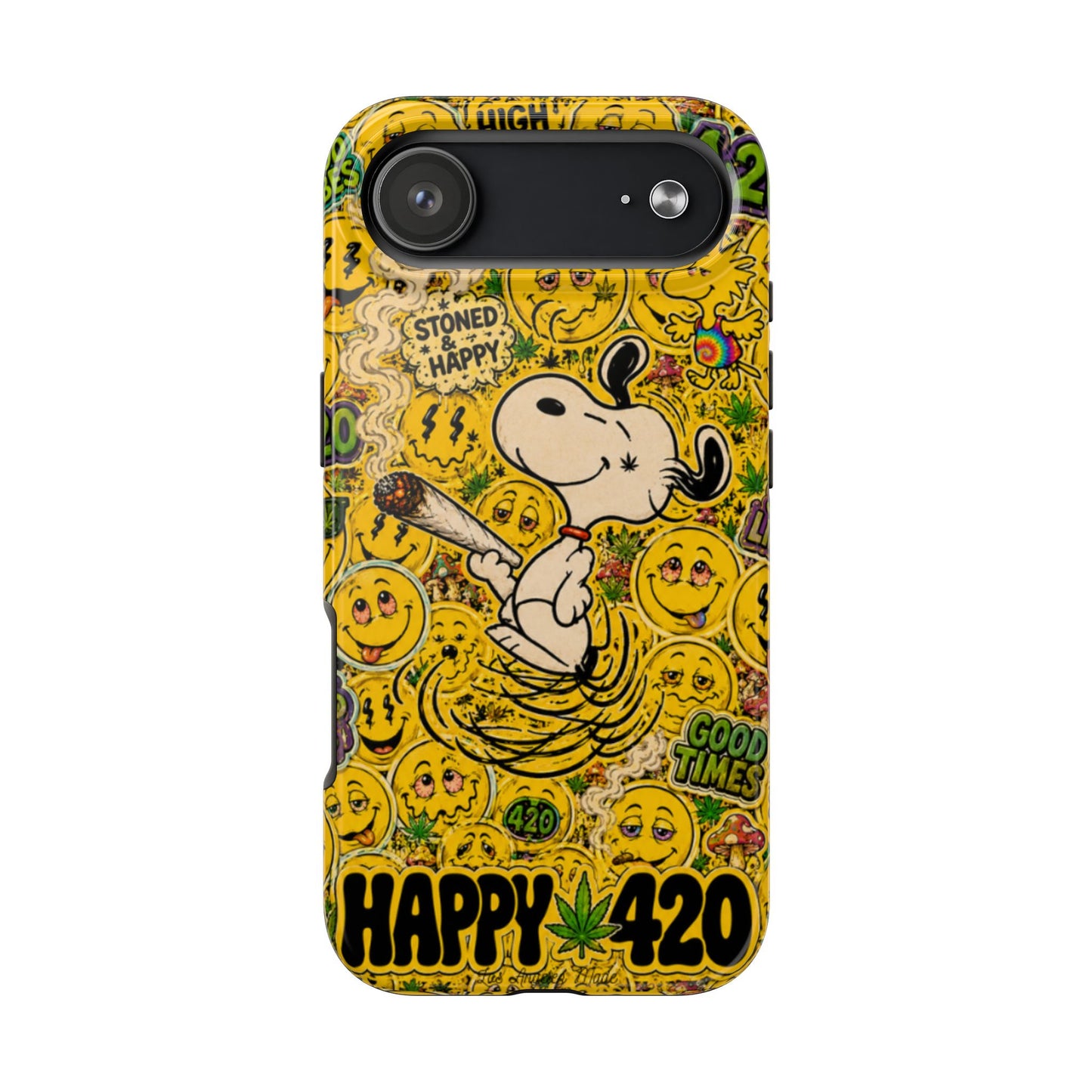 Los Angelez Made x 420 Happy Snoopy Tough Phone Case