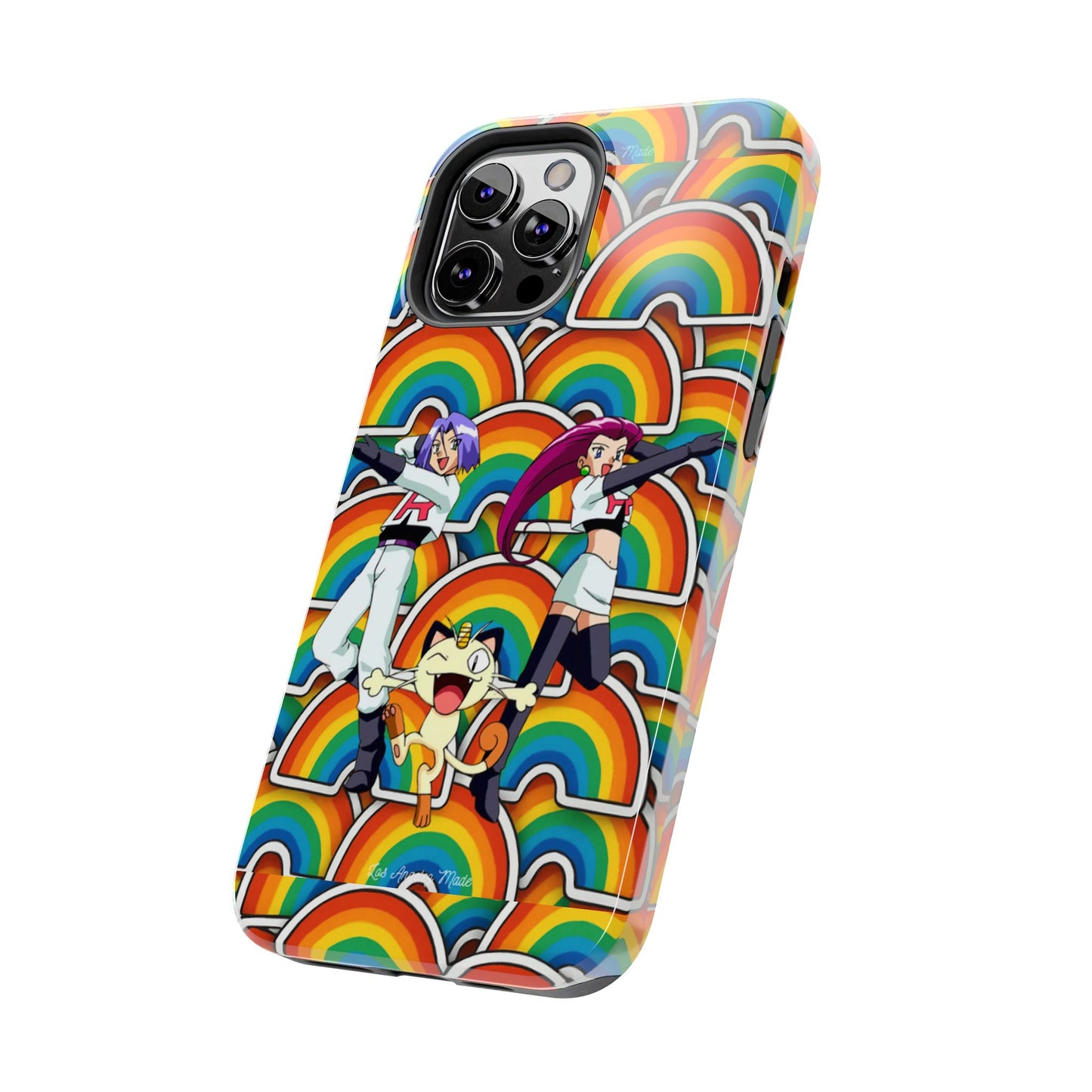 Los Angelez Made x Team Rocket Rainbow Emoji Tough Phone Case