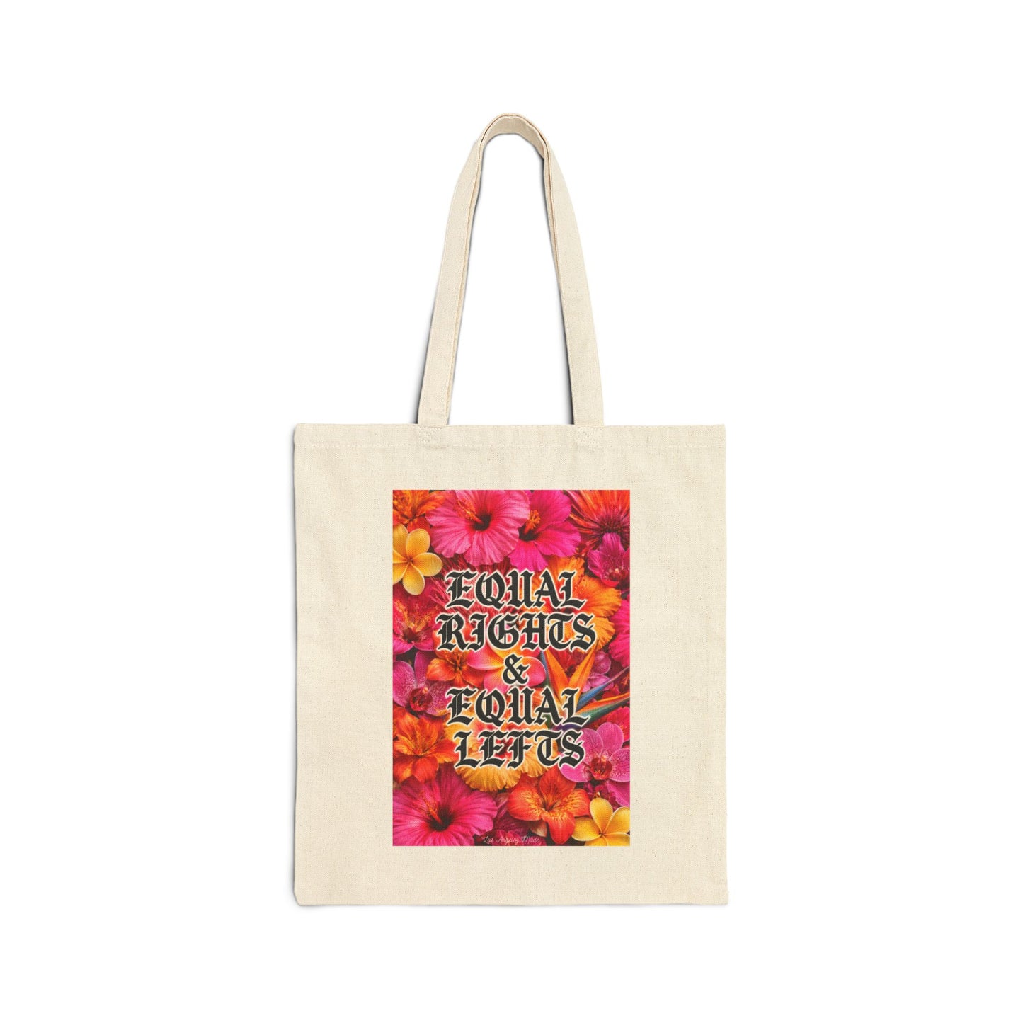 Los Angelez Made x Equal Rights & Equal Lefts Canvas Tote Bag