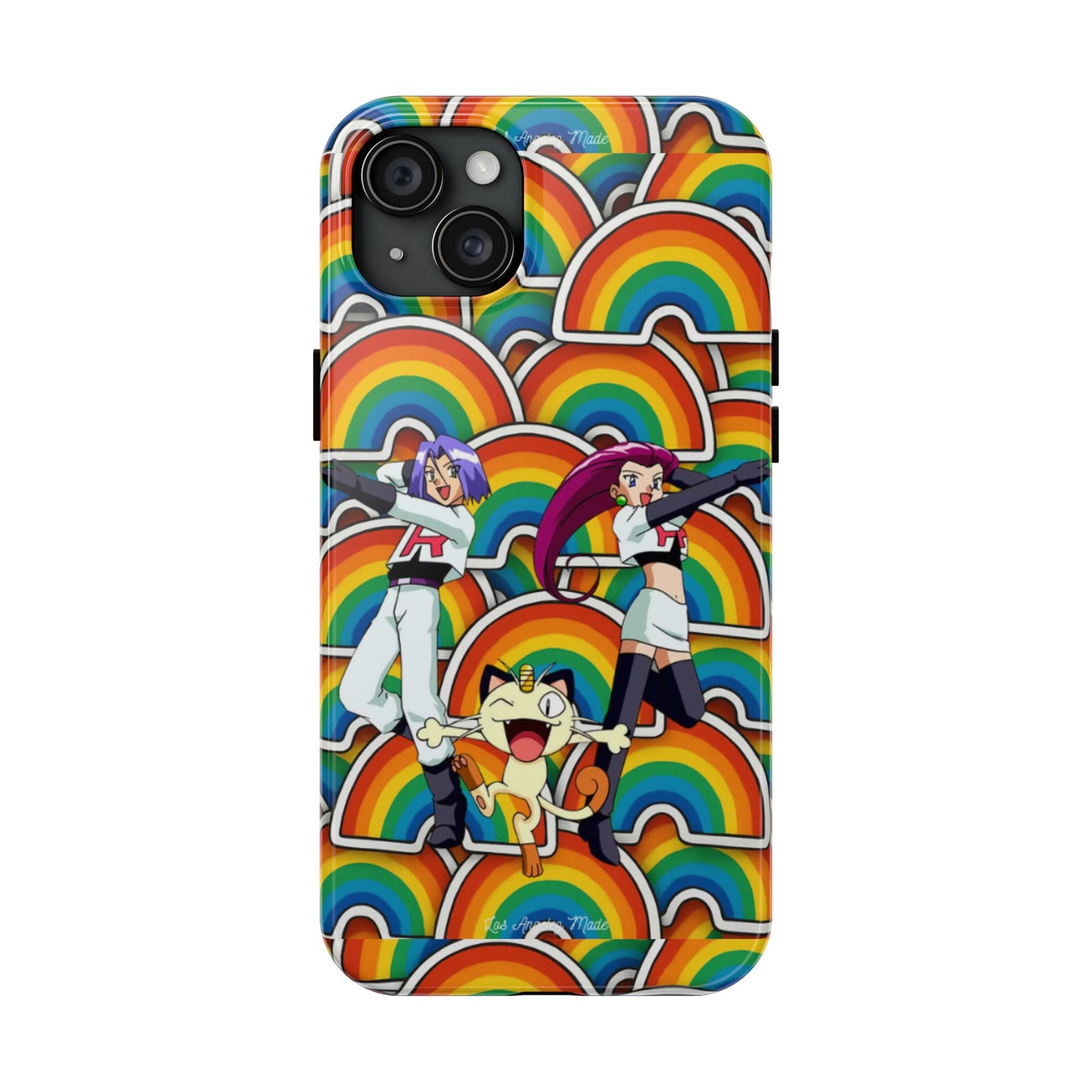 Los Angelez Made x Team Rocket Rainbow Emoji Tough Phone Case
