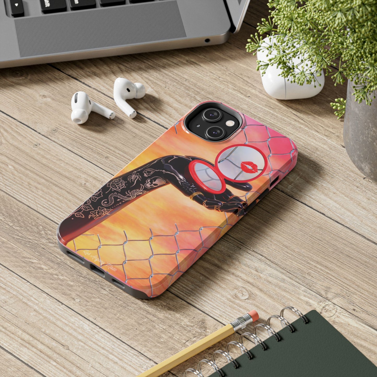 Los Angelez Made x Compact Kiss Tough Phone Case