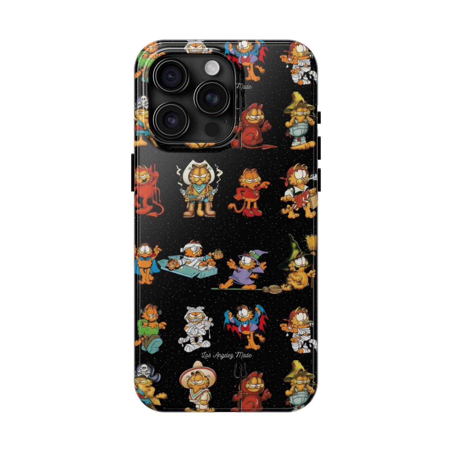Los Angelez Made x Garfield Halloween Sticker Sheet Tough Phone Case
