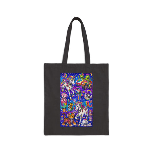 Los Angelez Made x Punk Rock Lisa Frank II Canvas Tote Bag