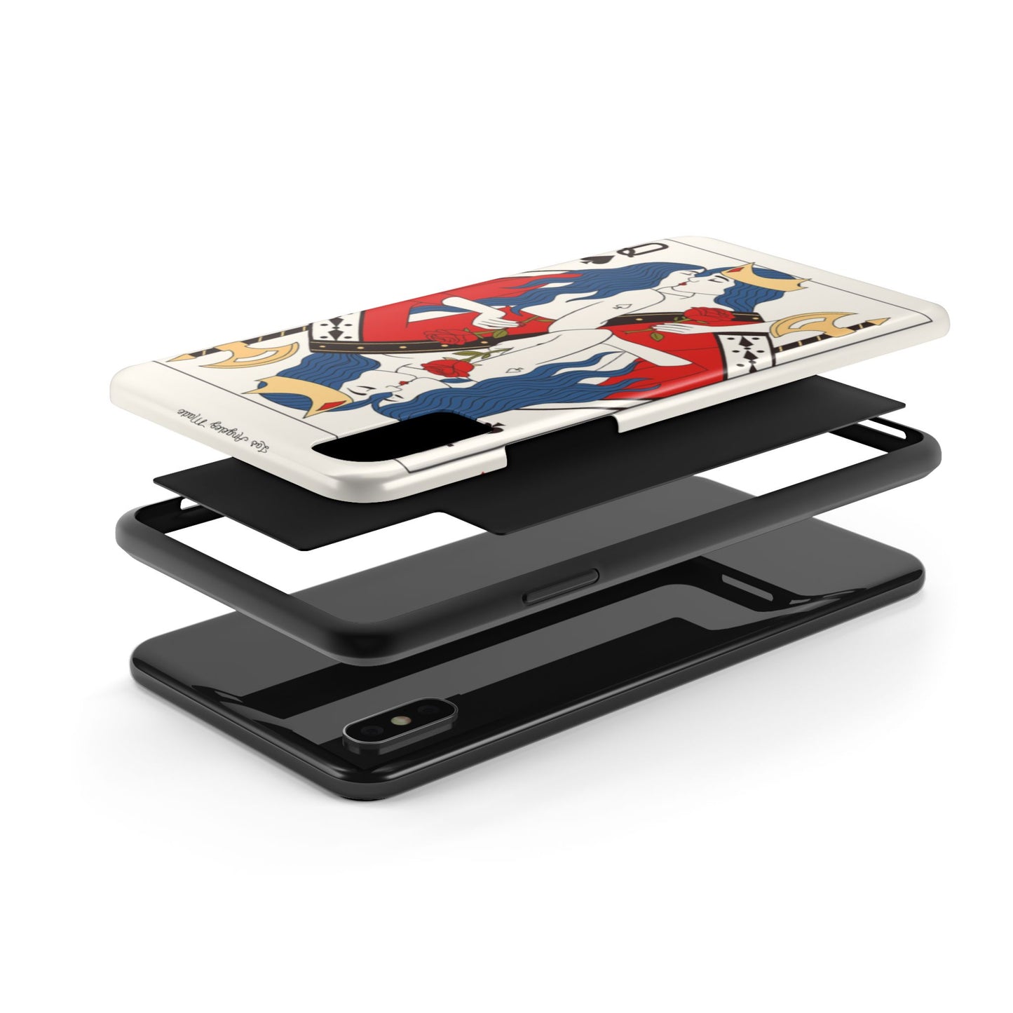Los Angelez Made x Two Queens Card Tough Phone Case
