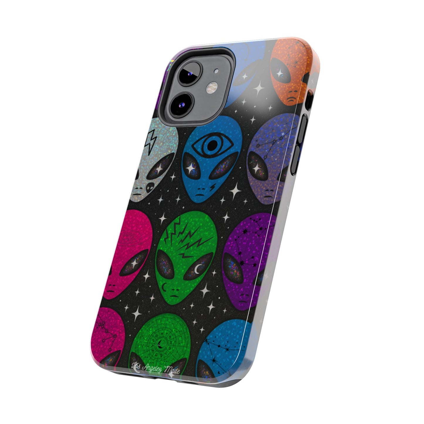 Los Angelez Made x Y2K Alien Sticker Sheet Tough Phone Case